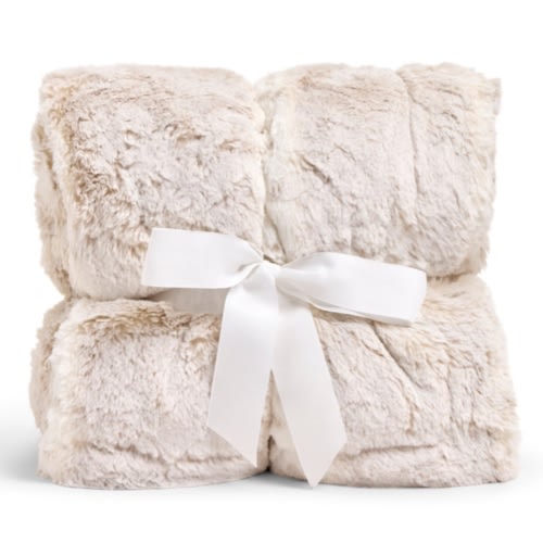 Alaskan Bunny Oat - PREMIUM - Adult Luxury Minky Blanket - Fast TAT - Pre-Order