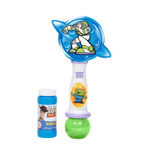 Toy Story Buzz Lightyear Light and Sound Bubble Wand for Kids Ages 3 and up