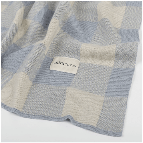 Blanket LUCA Blue + Sand