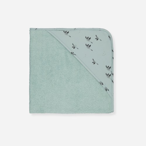 Colette Cotton Terry Hooded Towel - Goose / Blue