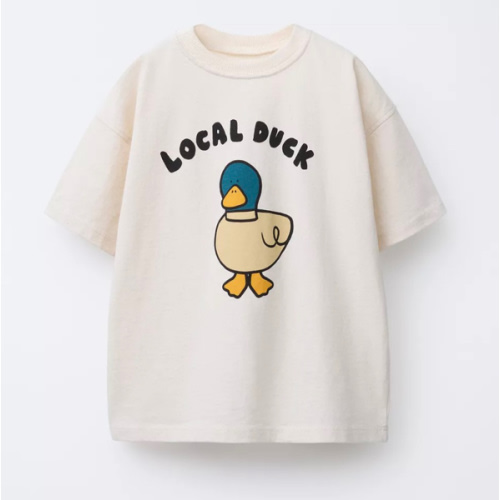 DUCK PRINT T-SHIRT - Mid-ecru | ZARA United States