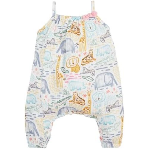 Mud Pie unisex-baby Mud Pie Baby Girl Jungle Printed Longall;