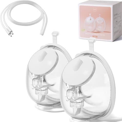 NCVI Wearable Breast Pump Cup Accesories and Replacement Tubing Compatible with 8786/8122-3