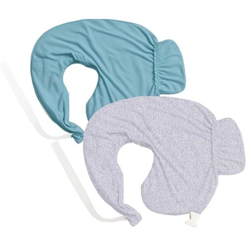 Nursing Pillow Covers Compatible with Breast Feeding Pillow Nursing Pillow (2 Pack Covers-Pillow NOT Included)