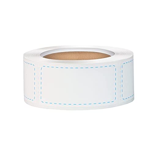 300pcs Removable Freezer Labels, Yoget 1 x 2 Inch Food Storage Stickers, Refrigerator Freezer Paper Label Easy Clean Leaves No Residue, Blue Food Labels Roll