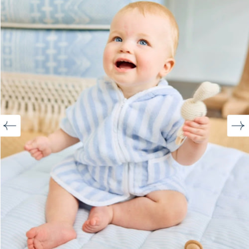 Kids’ Cover Up Light Blue Stripe