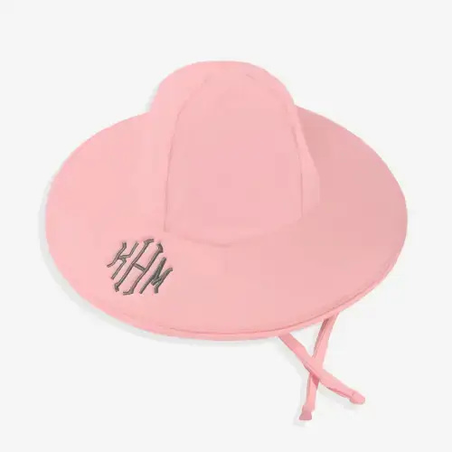 Monogrammed Baby Sun Hat