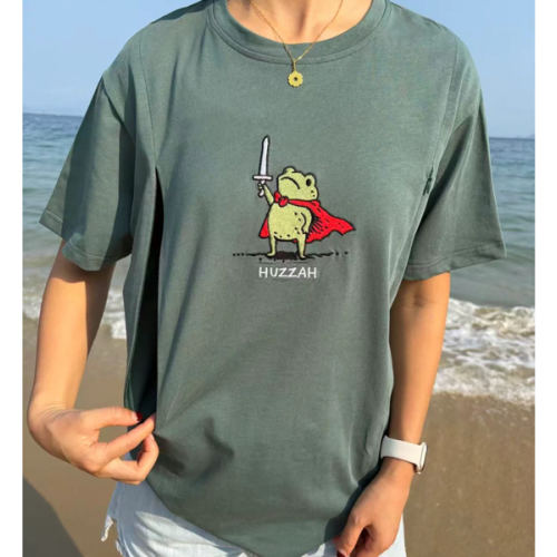 Huzzah Frog with Sword Nursing T-Shirt – Giftifymama