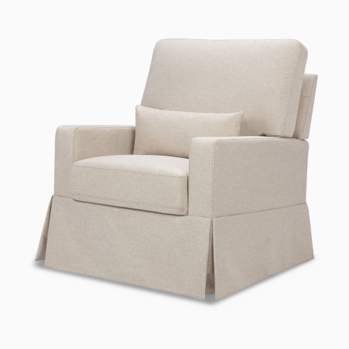 Namesake Crawford Pillowback Comfort Swivel Glider - Performance Beach Eco-Weave