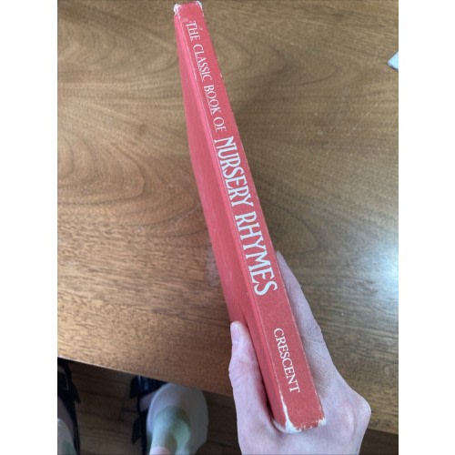 The Classic Book Of Nursery Rhymes Vintage Children’s Book 1920 Reprinted 1986