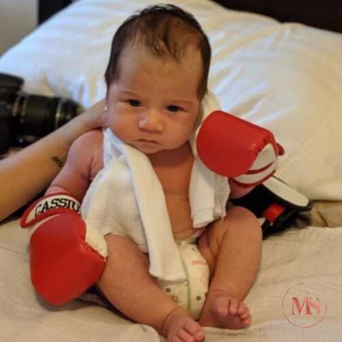 Personalized Baby Boxing Gloves – Solid Colors | Wearable | Infant & Toddler Sizes