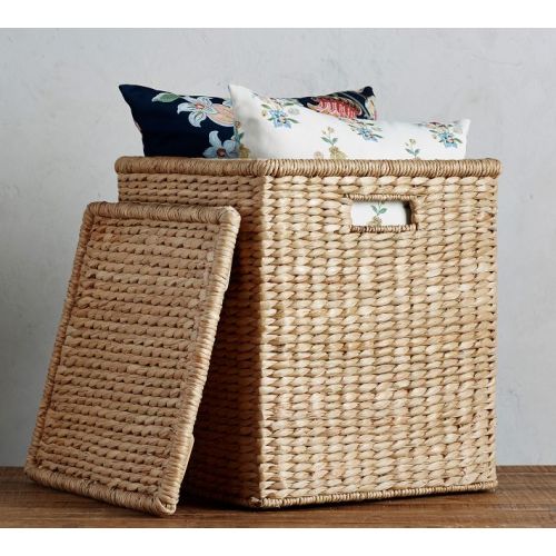 Savannah Handwoven Seagrass Oversized Lidded Basket