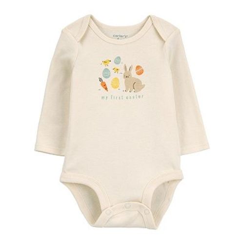 Baby Carter's My First Easter Long-Sleeve Bodysuit