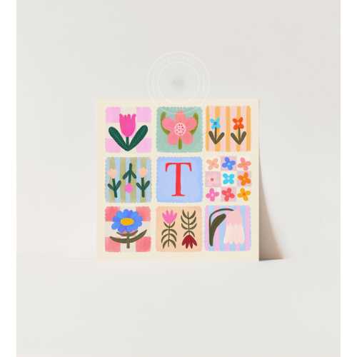 Personalised Floral | Unframed