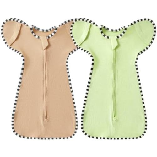 2pk 3-6 Month Cotton Arms Up Swaddle