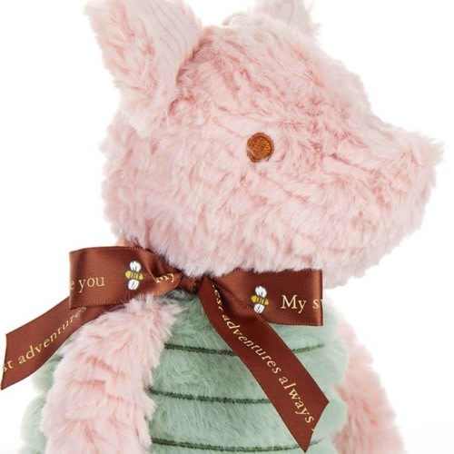 Winnie the Pooh - Classic Pooh Piglet Plush 23cm - Nursery, Soft Toy, Disneyana - Multi-Coloured - Size 23.0