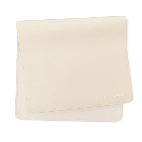 Vegan Leather Changing Mat | Cream
