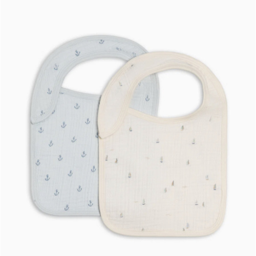 2-Pack Muslin Bibs