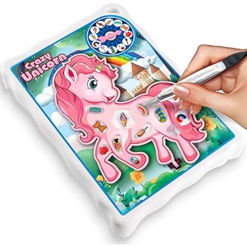 Unicorn Operate Board Game for Kids Ages 3-8–Fine Motor Skill Toy with Vibration–Educational Hands-On Activity for Boys and Girls–Interactive Family Game for 1 or More Players–Gift for Christmas