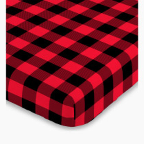 NoJo Baby Nursery Mini Crib Fitted Sheet - Buffalo Check
