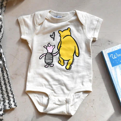 NYPL Winnie-the-Pooh & Piglet Onesie | The New York Public Library Shop