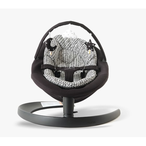 Pottery Barn Kids Nuna x pbk LEAF Grow Baby Bouncer, Broken Arrow - Caviar