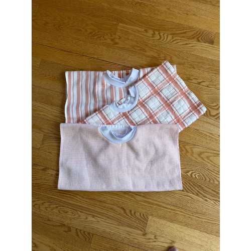 3 Towel Bibs,  Toddler & Baby Bibs, Bibs, Pullover bib - Thick - combinations of patterns in one color