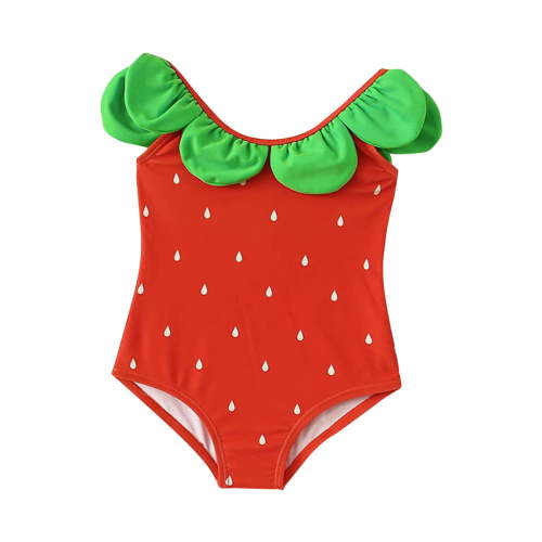 Toddler Swimsuit Girl Baby Onepiece Swimsuit Sport Cute High Waist Bikini Set Swimwear Bathing Suit Girls Bathing Suit,Size 12 Months-18 Months