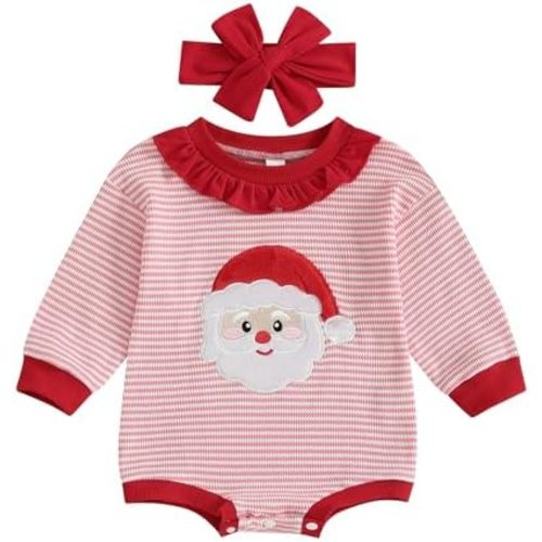 Newborn Baby Girl Easter Outfit Bunny Bubble Romper Sweatshirt Infant Long Sleeve Onesie Spring Summer Clothes