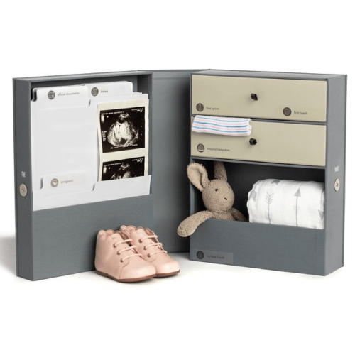 The Vault Baby Edition Keepsake Box Slate by Savor | Barnes & Noble®