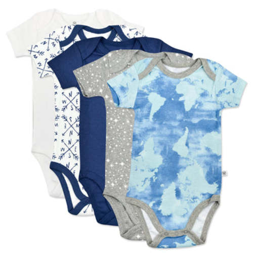 5-Pack Organic Cotton Short Sleeve Bodysuits | Honest Baby Clothing
