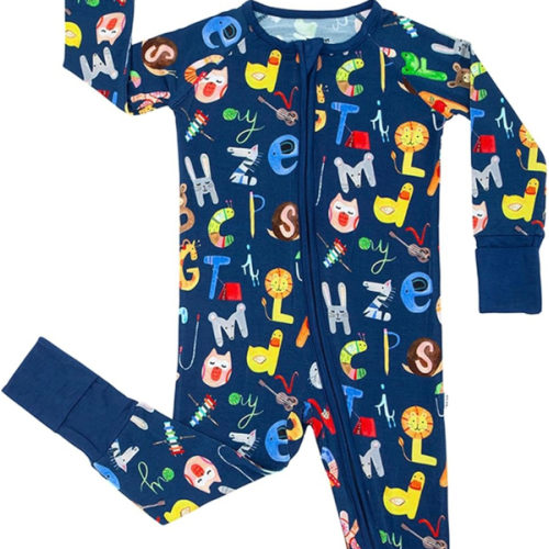 Little Sleepies Pajamas for Baby Boys & Girls, Viscose from Bamboo Baby Pajamas, Sleepers, 2-Way Zipper PJs