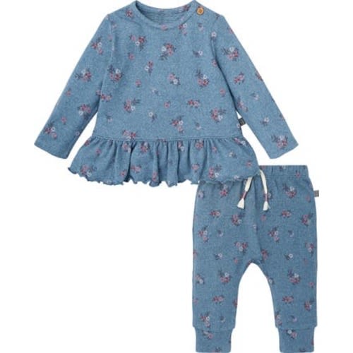 Peplum Top and Pants Set, 6-9M