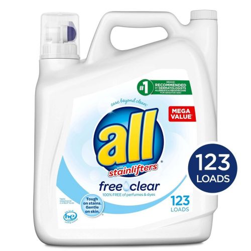 All Ultra Free Clear HE Liquid Laundry Detergents