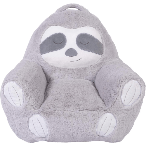 Sloth Toddler Plush Character Kids Chair Comfy Pillow Chair for Boys and Girls,