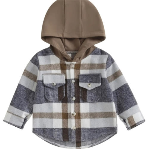 Hooded Flannel Jacket – The Ollie Bee