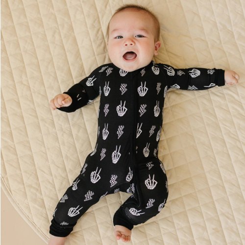 Bamboo Zip Romper | Skelly Vibes