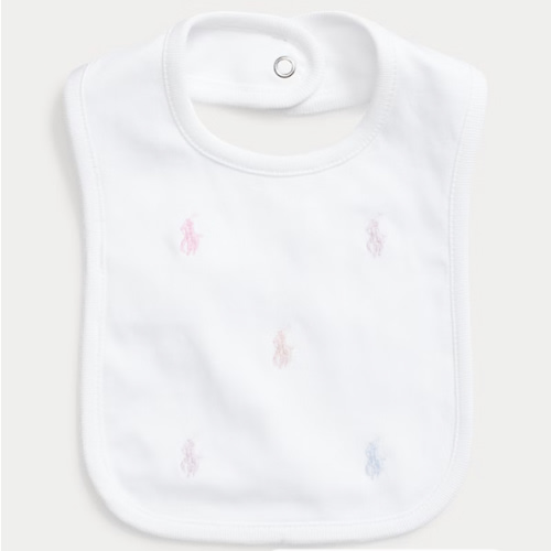 Polo Pony Cotton Interlock Bib | Ralph Lauren
