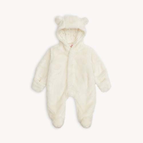 Minky Bear Footie - Cloud | Magnetic Me | Peanut and Honey