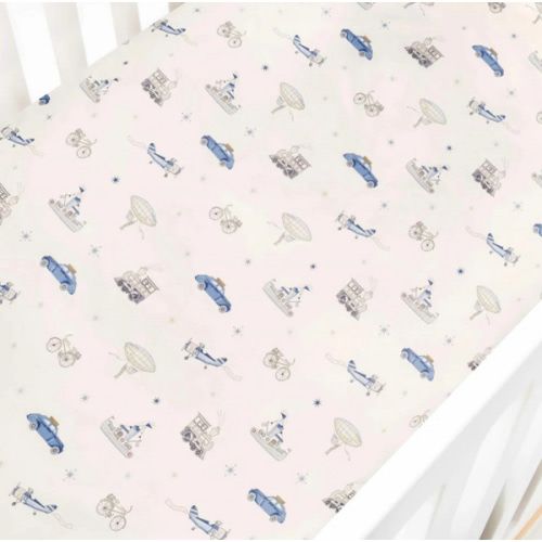 Transit Treasures Crib Sheet - Blue