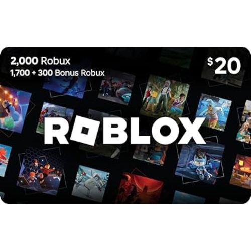 Roblox Digital Gift Card - 2,000 Robux [Includes Exclusive Virtual Item] [Digital Code]