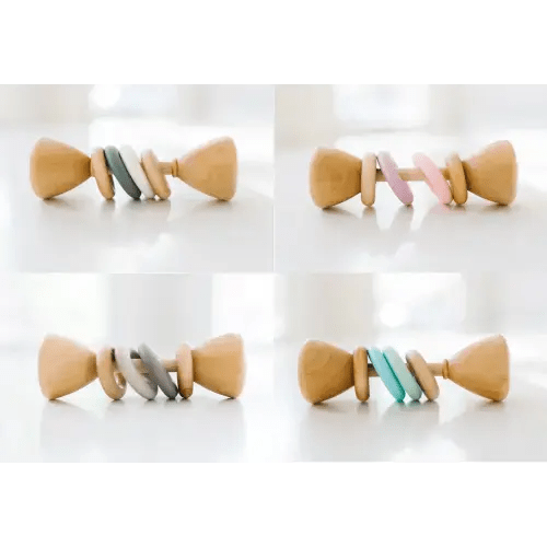 Color Block Classic Baby Rattle