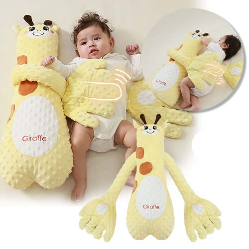 Qonioi Baby Startle Soother, Palm-Shaped Sleeping Doll for Infant Security Comfort, Multifunctional Compression Toy