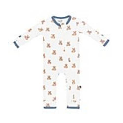 Kyte BABY Baby Boys Bamboo Teddy Bear Print Zip Front Coverall | Dillard's