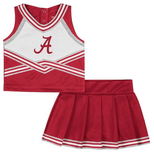 Girls Toddler Colosseum Crimson Alabama Crimson Tide Lollipop Park Cheer Two-Piece Set