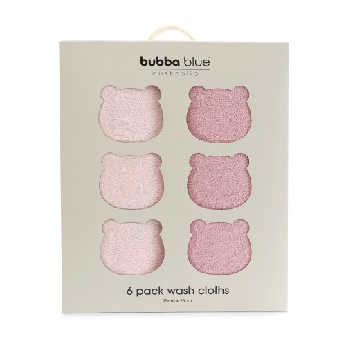 Bubba Blue Sundae Face Washer 6 Pack Cupcake