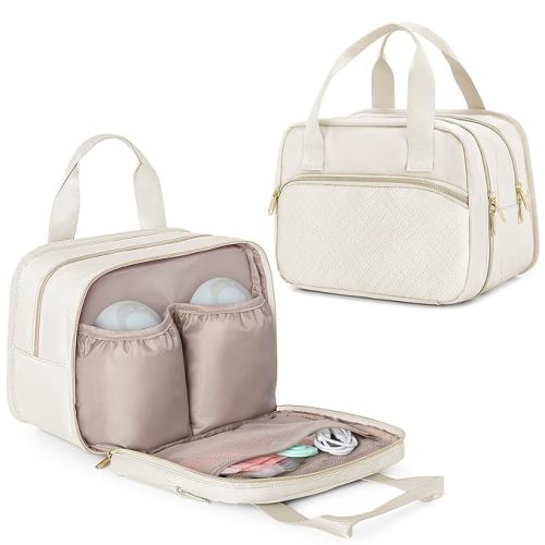 Breast Pump Bag with Cooler Compatible