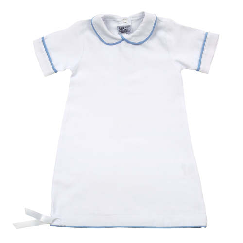 Bottom Piping Day Gown 0-6 Months