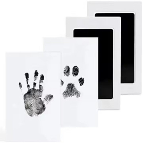 Clean Print Black Infant Footprinter | In His Hands