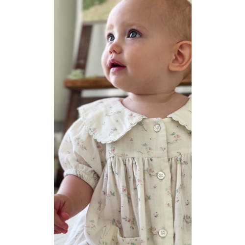 Organic Cotton Muslin Kodi Top - Solange Snow – Jamie Kay USA